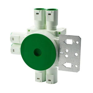 Egant - Installation Box B338, 6-connections, with steel mounting (CC 60 mm)