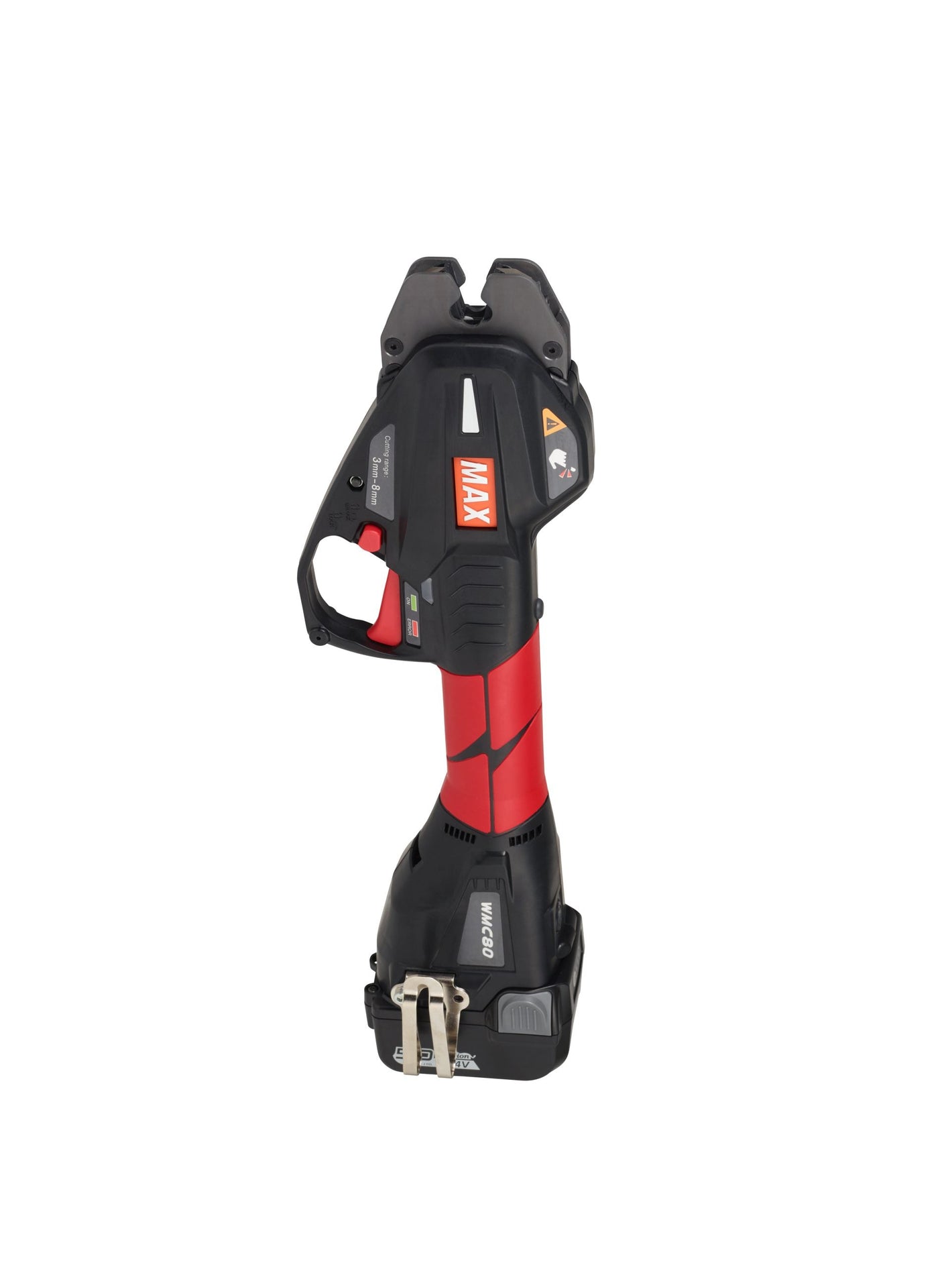 MAX WMC80CE - Battery-powered wire mesh cutter with a cutting range of 3.0 to 8.0 mm