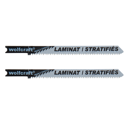 Wolfcraft Jigsaw Blade Set 2 pcs. HCS, U-Shaped Shank