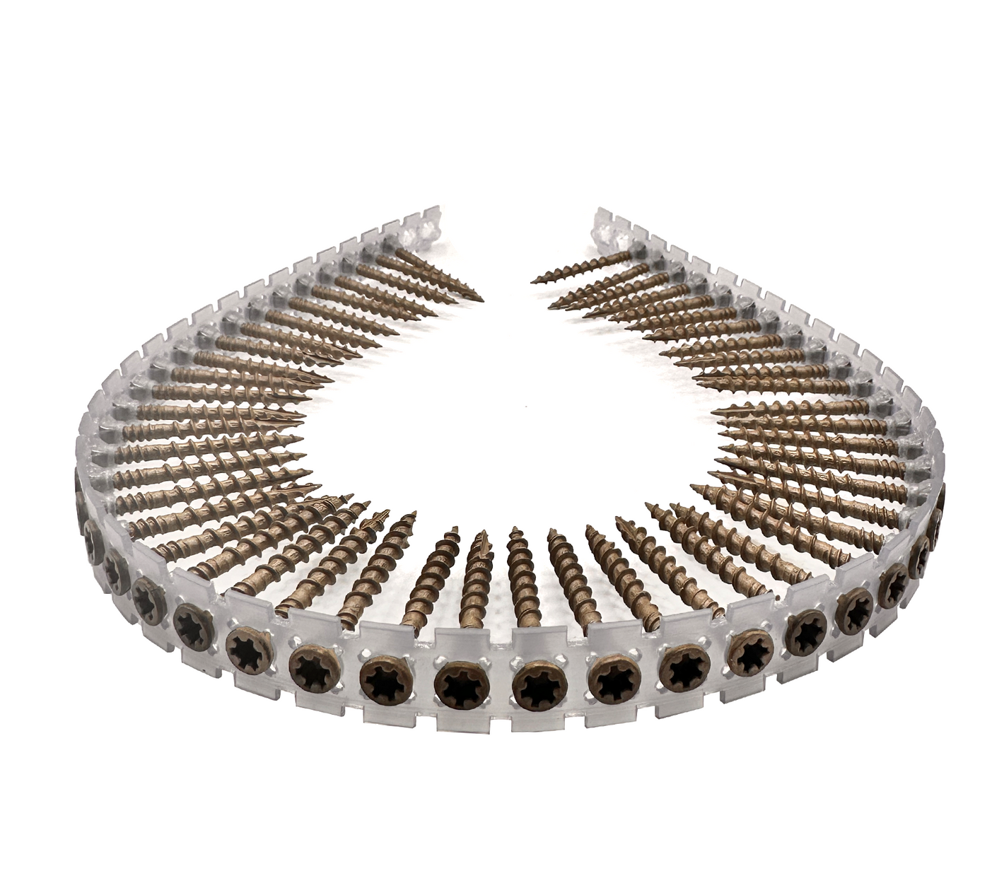 SENCO Screws Strip (4.2 X 40-75mm; Ruspert II; Brown Color; Senco Drive Bit)