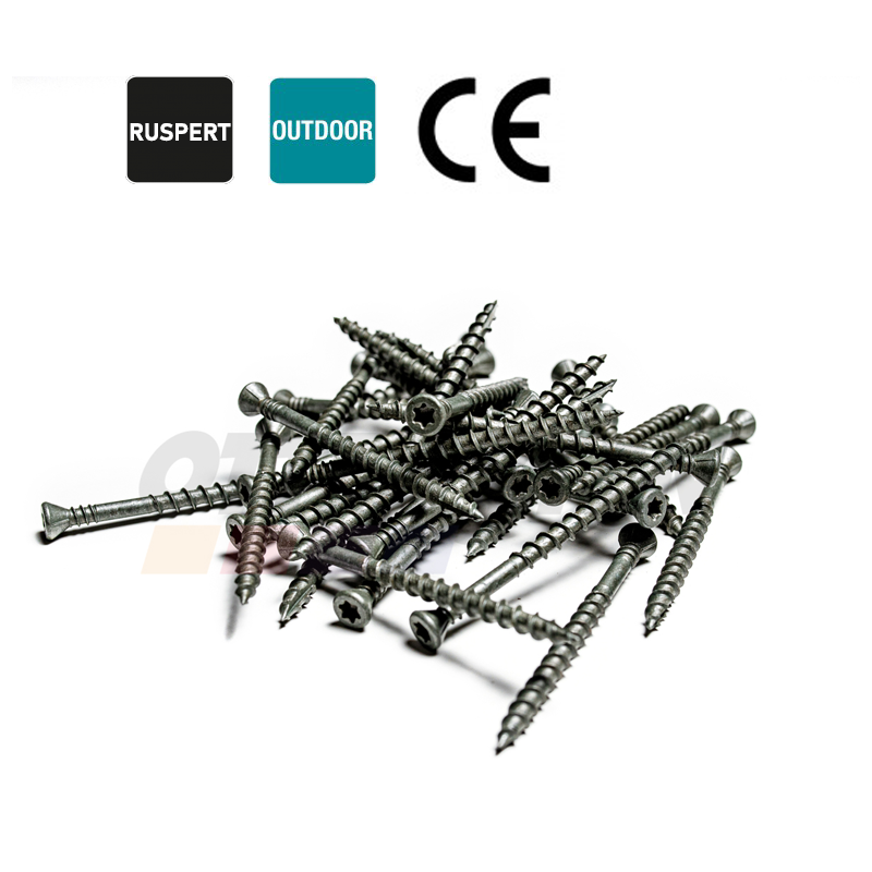 Wood Screw 4.5X65, 75mm, Torx Head, Outdoor Use, Ruspert Coating, 250pcs, 2000pcs, Zinc