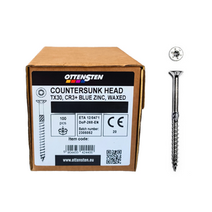 4PRO - Countersunk Head Self-Tapping Screws, Zinc Coated (6.0 x 60-200 mm) (100 pcs)