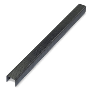 OMER 80/AT Staples 12mm; Galvanized; 21 Gauge; Black; 10000 Pack.