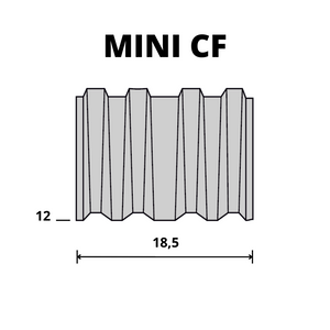 OMER MINI CF/12 - Corrugated nails (12 mm) 2375 pcs