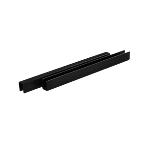 C klamme 10 mm sort galvaniseret