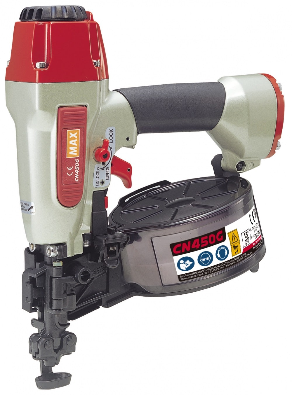 MAX CN450G - Drum Nailer (25 - 50 mm) (15 °)