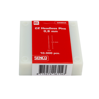 SENCO 0.6mm Headless Staples for Nail Gun 12mm Galvanized