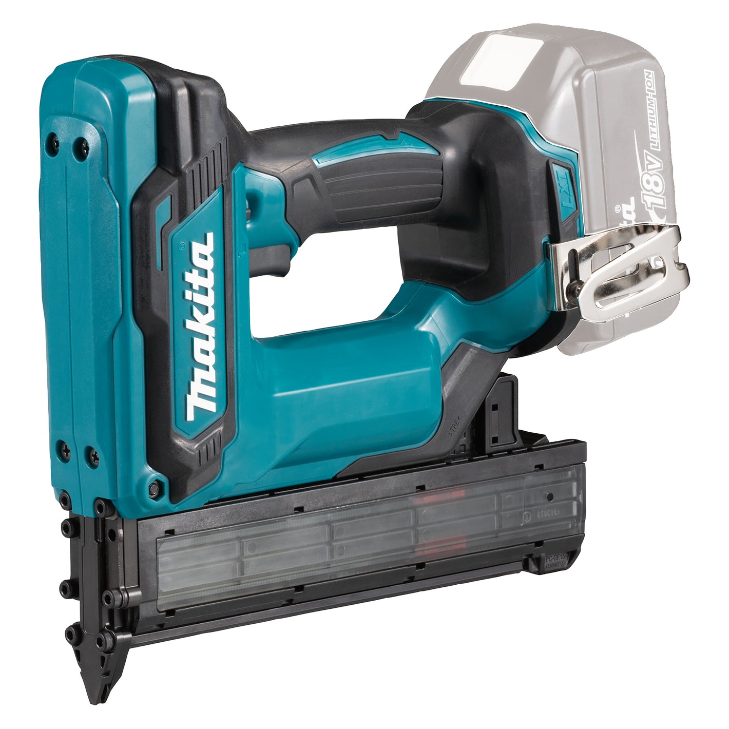 Makita DFN350 18V Cordless Finish Nailer (15-35mm; 1.2mm / 18ga; 0°; battery not included)