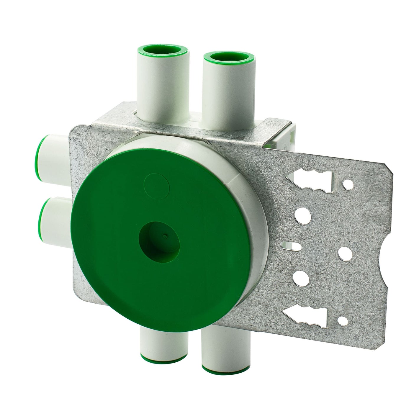 Egant - Installation Box H-55mm, 6-connections, with steel mounting (CC 60 mm)