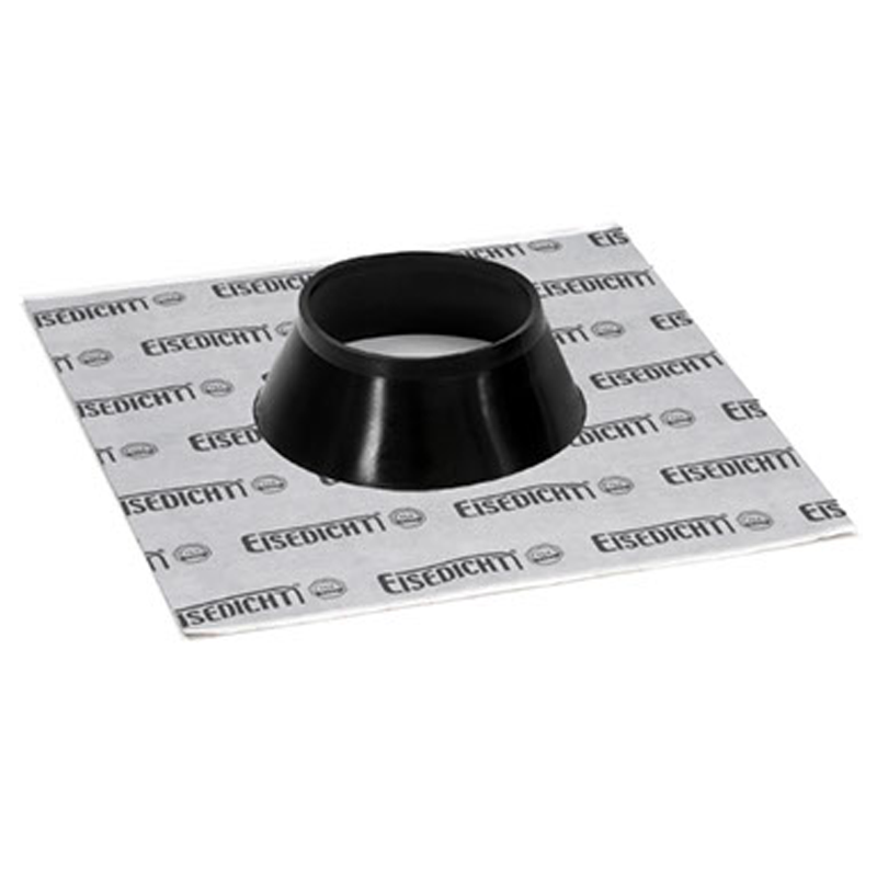 Eisedicht Fleece-Butyl RDG150 Pipe Collar for Plastering Ø 150-165 mm (350x350 mm)