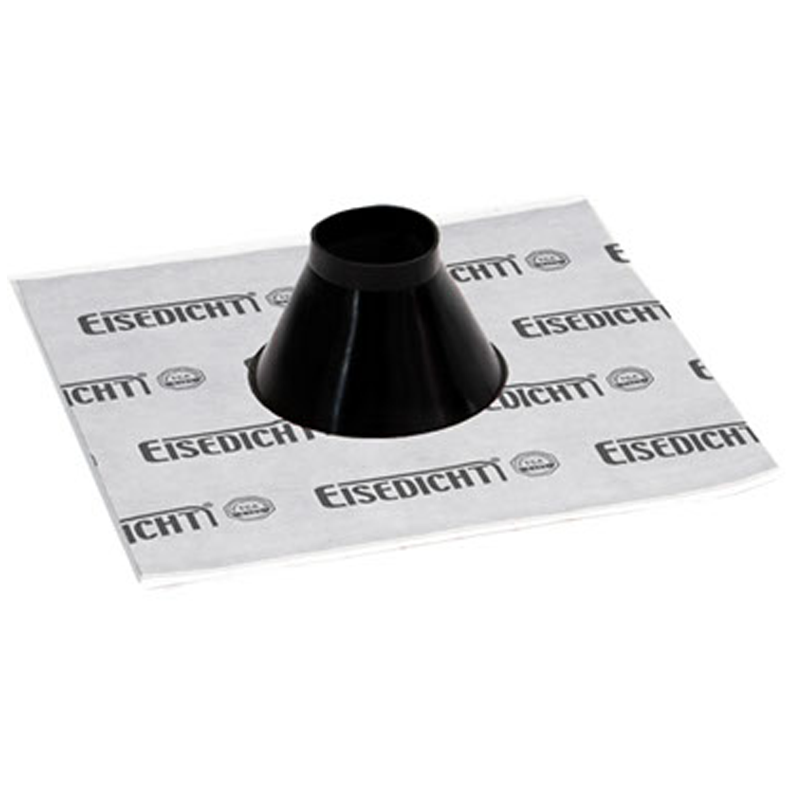 Eisedicht Fleece-Butyl RGD50 Pipe Collar for Plastering Ø 50-72 mm (230x230 mm)