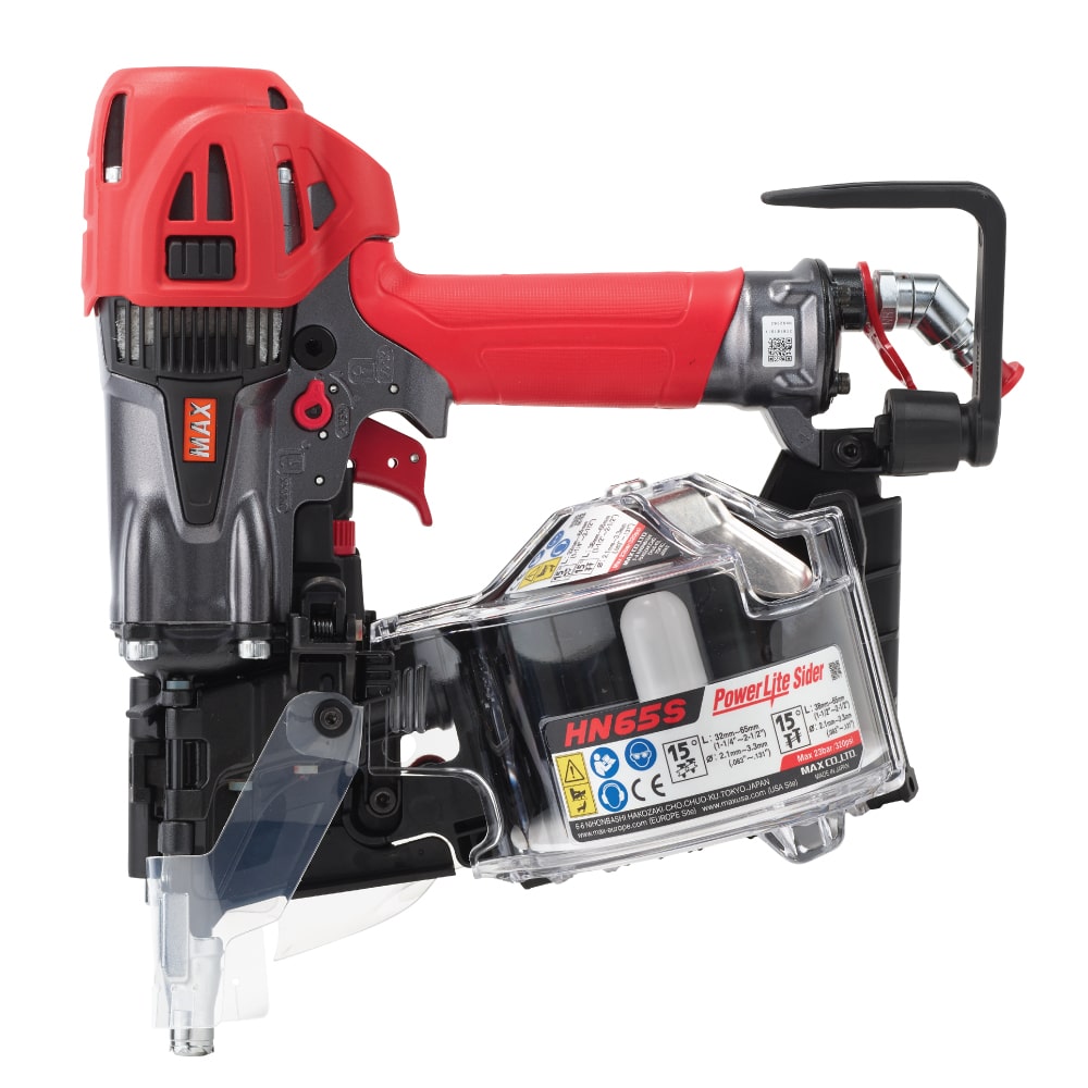MAX PowerLite HN65S - High Pressure Coil Nailer (32 - 65 mm) (15 °)