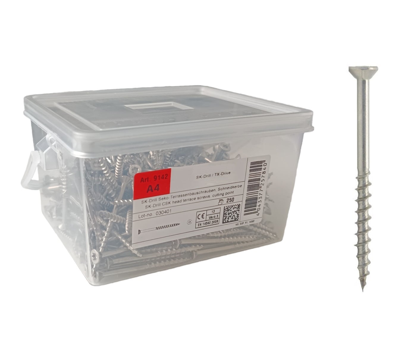 9142 - Terrace Screws (4.8 x 100 mm) (250 pcs.) A4