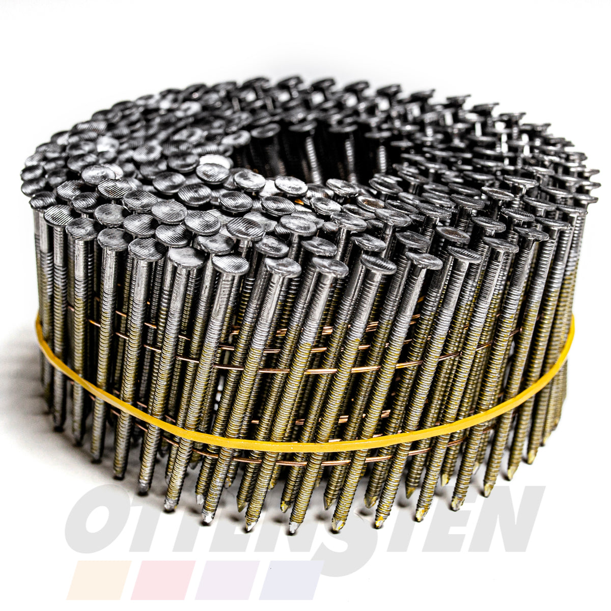 Collated Nails 2.5 X 60 mm (Serrated; A2, Stainless Steel; Construction Nails; 15°; OTTENSTEN)