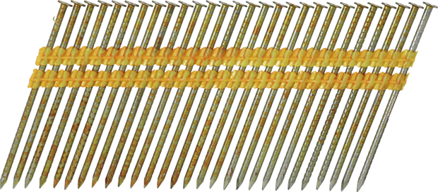 Strip Nails 21° with Serrated Shank (3.1 × 90 mm)