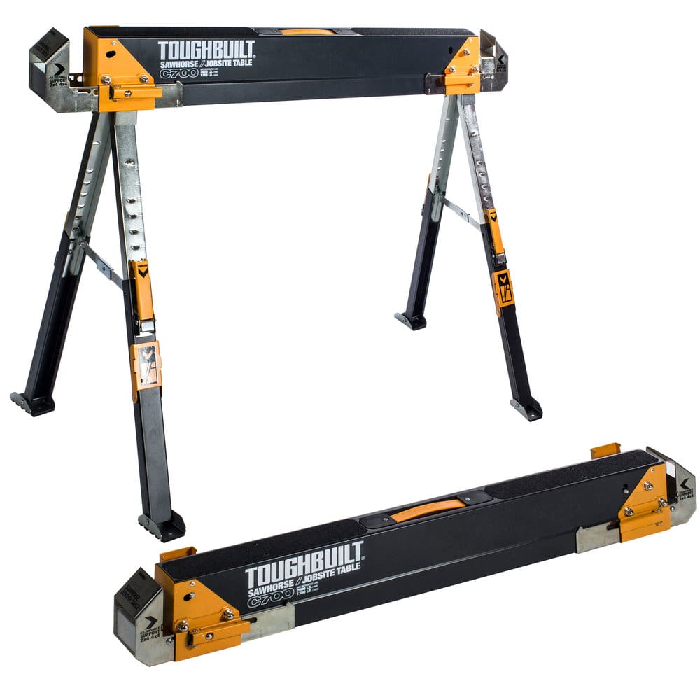 ToughBuilt TB-C700 - Construction Workbench / Sawhorse (Set/2 pcs.)