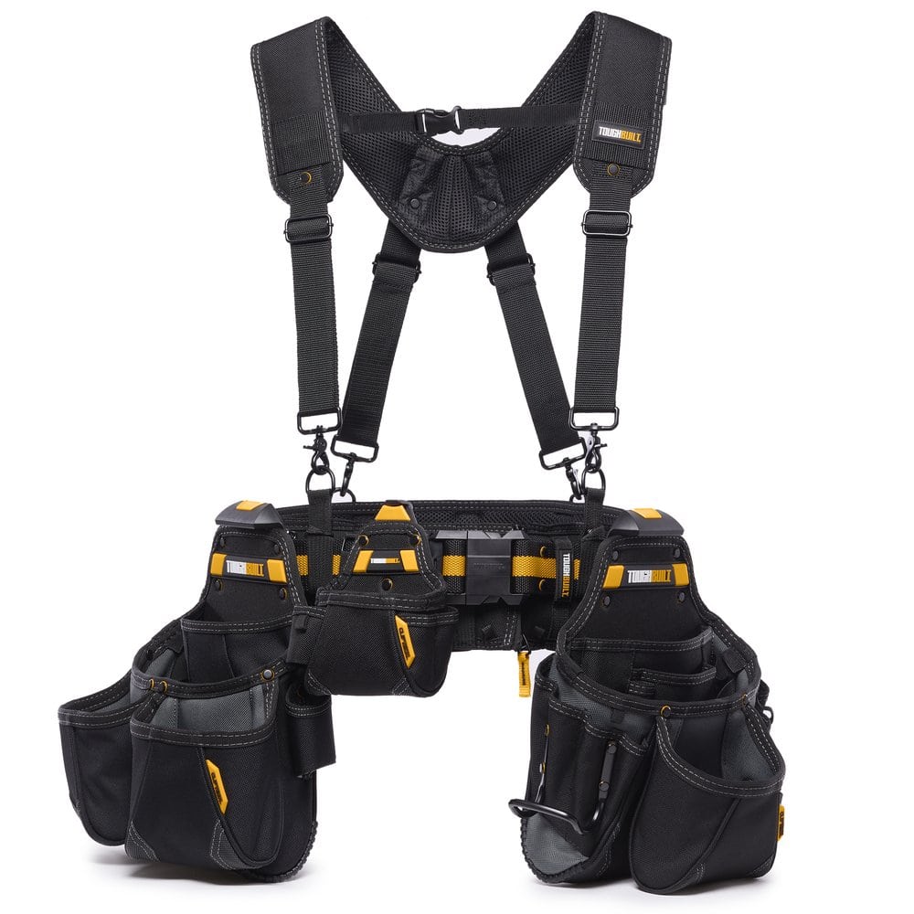 ToughBuilt - Tool Belt with Shoulder Straps 5 Parts