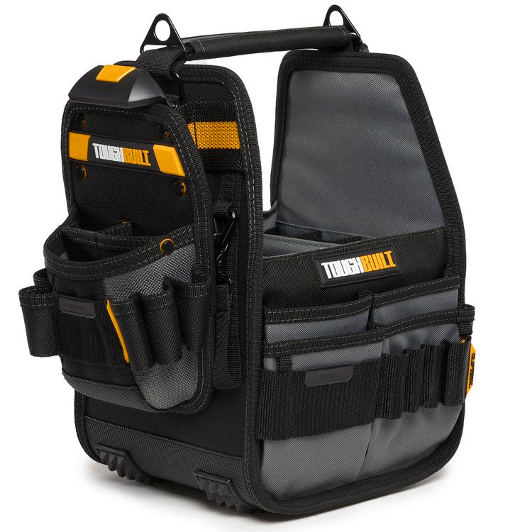 ToughBuilt Tool Tote with Handle + Technician's Pouch with ClipTech Clip
