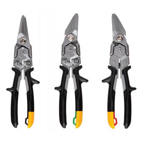 ToughBuilt "Aviation" - Sheet Metal Scissors Set (Right, Left, Straight)