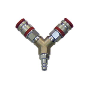 Y-Piece with 2 Couplings
