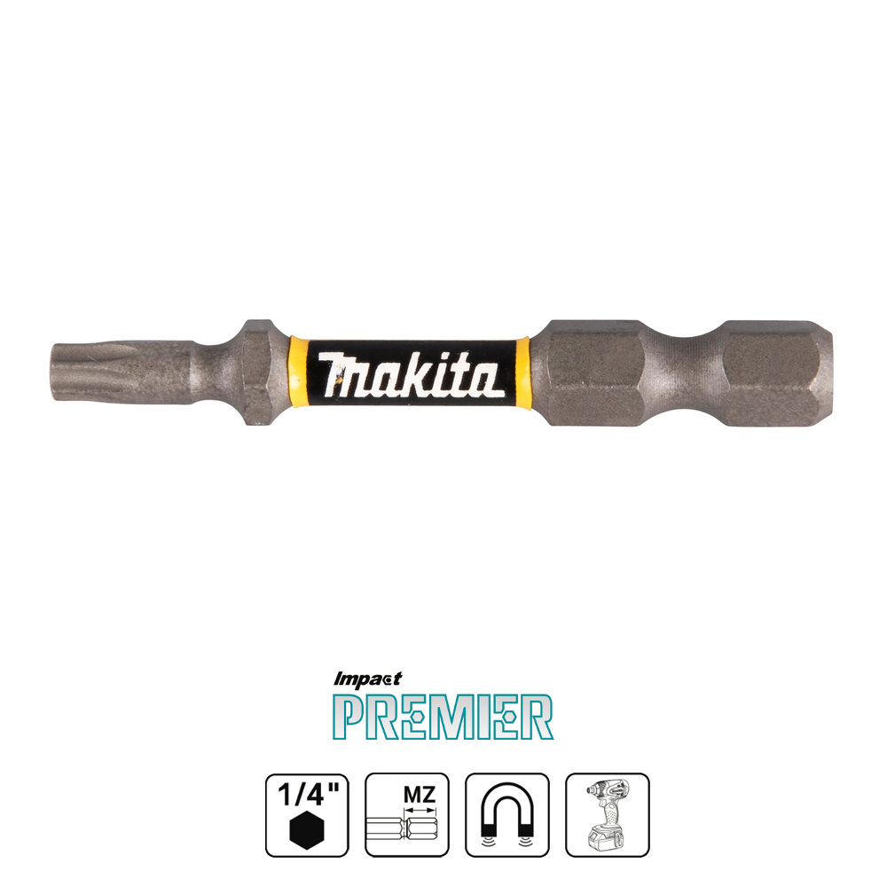 Torsion Screwdriver Bits (E-Form) – 50 mm TX10–TX30, Impact Premier, 2 pcs