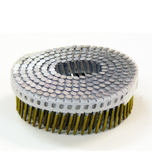 2.0x35mm Coil Nail Ring VGS 15° Flat Miniplast - 1600 pcs