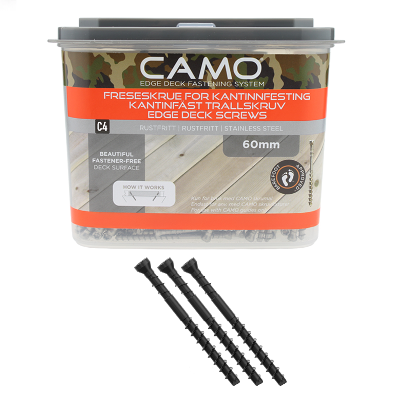 Deck Screws 4.2X60mm, C4 Class, 1750pcs., C4 (HECO / CAMO Hidden Fastening System)