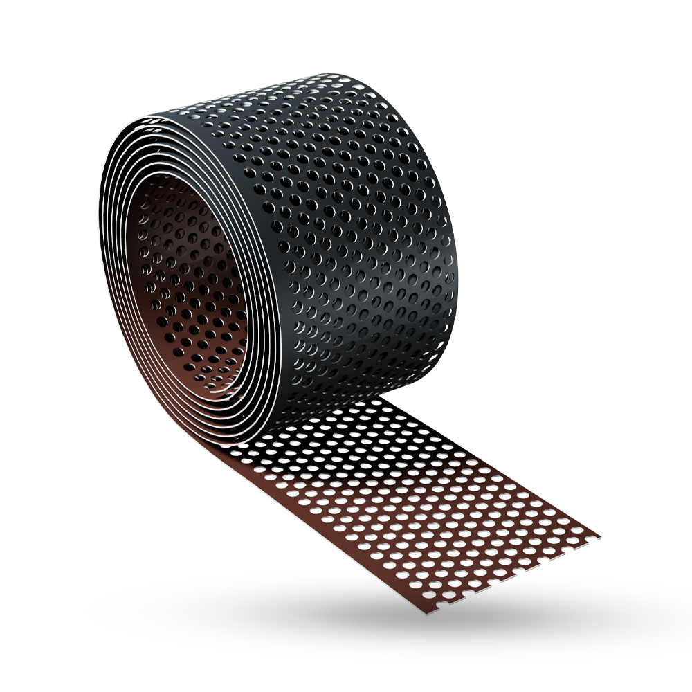 Aluminum Eaves Mesh 100 mm x 25 m – (painted aluminum - RAL7016 / RAL8017)