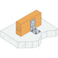 E20/3 Simpson Strong-Tie - Reinforced Fixing Angle (170 x 113 x 95 mm) (3 mm)