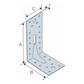 E9S/2.5 Simpson Strong-Tie - Reinforced Angle Bracket (152.5 x 94 x 65 mm) (2.5 mm)