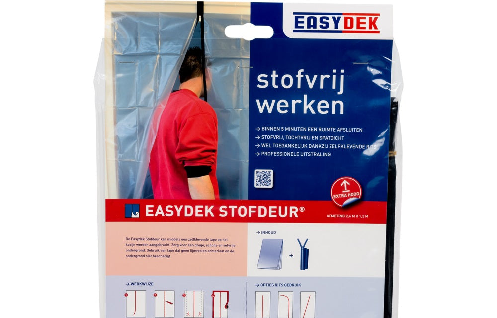 EASYDEK Dust door - Temporary door for dust protection (1.2m x 2.4m)