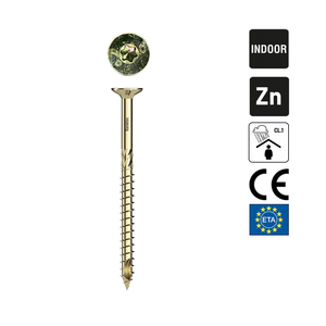 Wood Screws 5 X 50 - 70 mm (Galvanized, Countersunk Head, TORX 20, Eurotec)