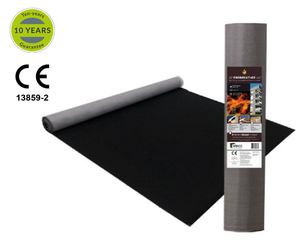 WINCO Firebreather black A2 W2 - Breathing, non-flammable membrane, black (1.5m x 50m; 75m2)