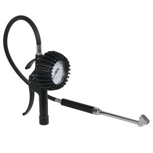 Professional Air Inflation Gun (up to 12 bar; shock-resistant pressure gauge)