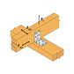 AB105 Simpson Strong-Tie - Mounting Angle (103 x 103 x 90 mm) (3 mm)