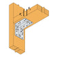 CE Certified Reinforced Corner Angle Bracket (ABR70 / ABR90 / ABR105)