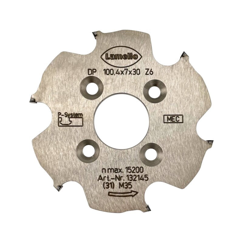 Lamello - DP Z6 Profile Router Bit for CNC Equipment (100.4 x 7 x 30 mm)