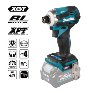 Makita TD001G XGT® 40V Akumulatora triecienscrewdriver