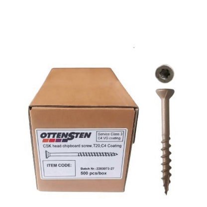 4PRO - Countersunk Head Screws (4.2 x 41-56 mm) (500 pcs) C4