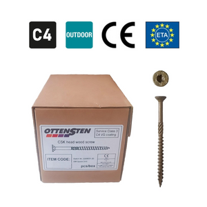 4PRO - Countersunk Head Screws (6.0 x 90-180 mm) (100 pcs) C4