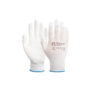 NORSE White PU Assembly Glove - Size 7