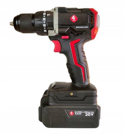 4PROPT190101 - Cordless Impact Drill-Driver, 20V, Li-ion, LED, 4Ah