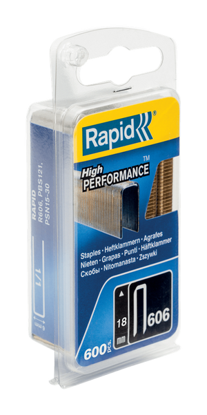 RAPID 606 Type Fasteners 18 mm; Galvanized