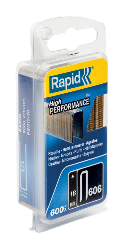 RAPID 606 Type Fasteners 18 mm; Galvanized