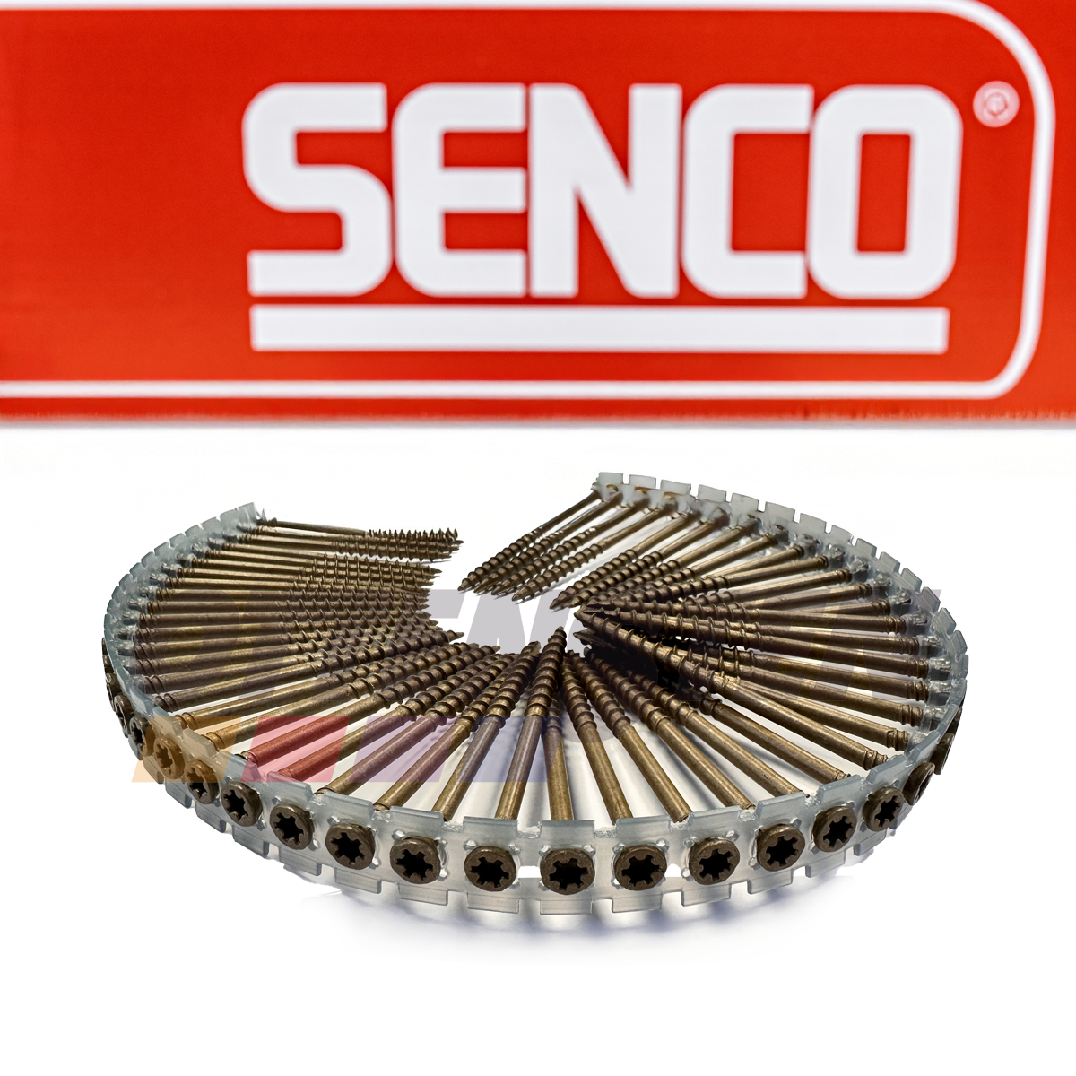 SENCO Screws Strip (4.2 X 40-75mm; Ruspert II; Brown Color; Senco Drive Bit)
