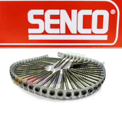 Exterior Construction Screw Strip (4.5 X 65mm; Ruspert II; Green Color; Senco Drive Bit)