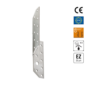 Purlin Anchor SPF Connection Angle Bracket (170 - 370 mm; Left Side)