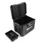 StackTech XL Black Plastic/Metal Tool Box