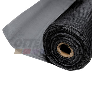 Glass fiber mesh against insects, black (0.2 x 1.6 x 1.8 x 1400 mm) (30 m)