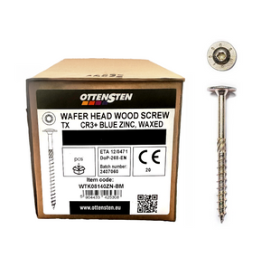 4PRO - Zinc-coated screws with enlarged head (8.0 x 80-300 mm) (50 pcs)